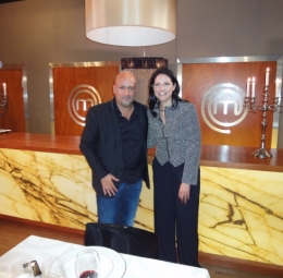 Choumicha avec le célèbre Frédéric Anton de Master Chef sur TF1